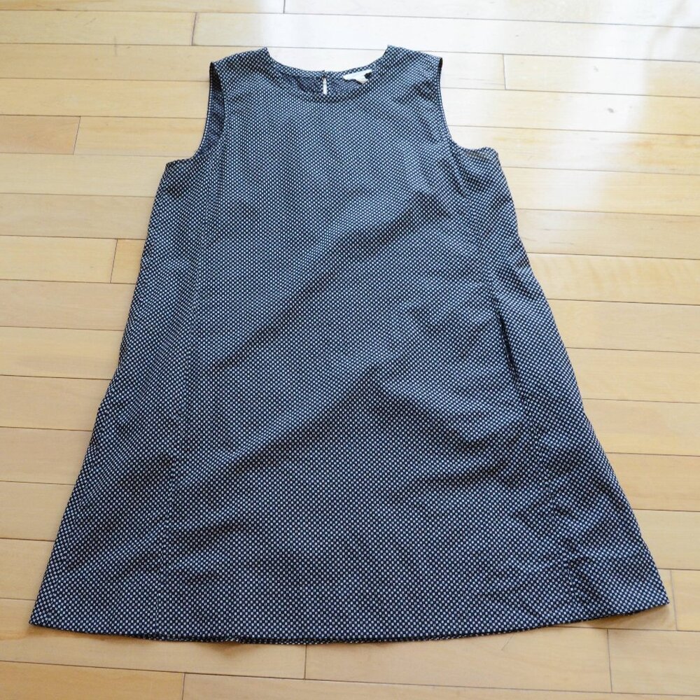 Eileen Fisher Size M Organic Cotton Sleeveless Babydoll Dress